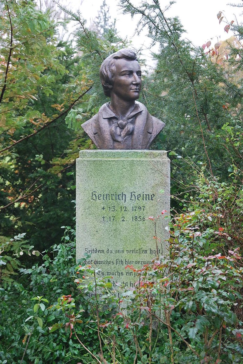 Neuguss der Heine–Büste des Bildhauers Karl Mertens (Rathenow) aus dem Jahr 2017.